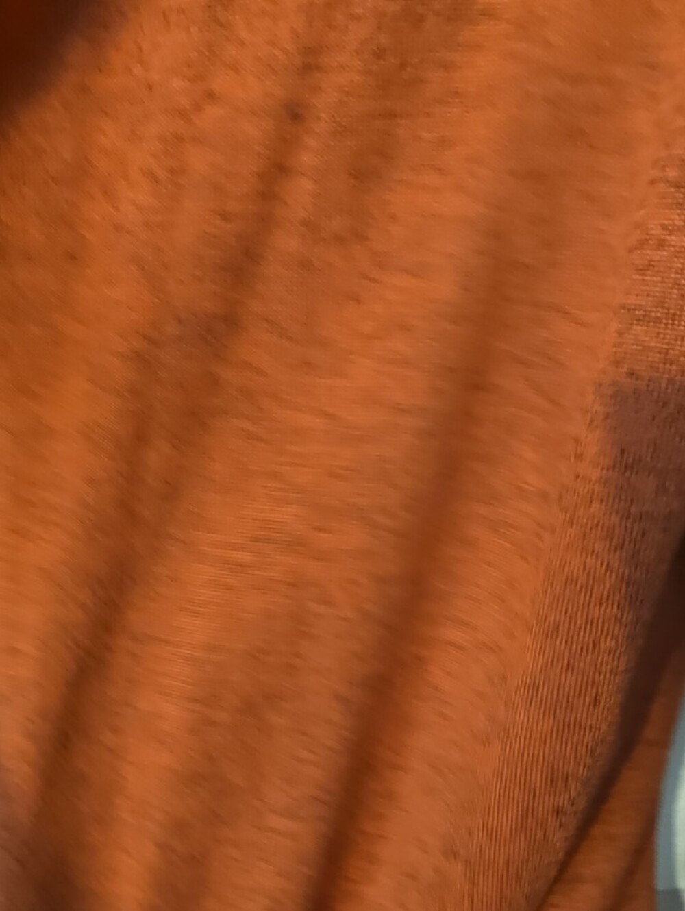 Women’s Open-Front Rust Cardigan Sweater - Picture 4 of 4